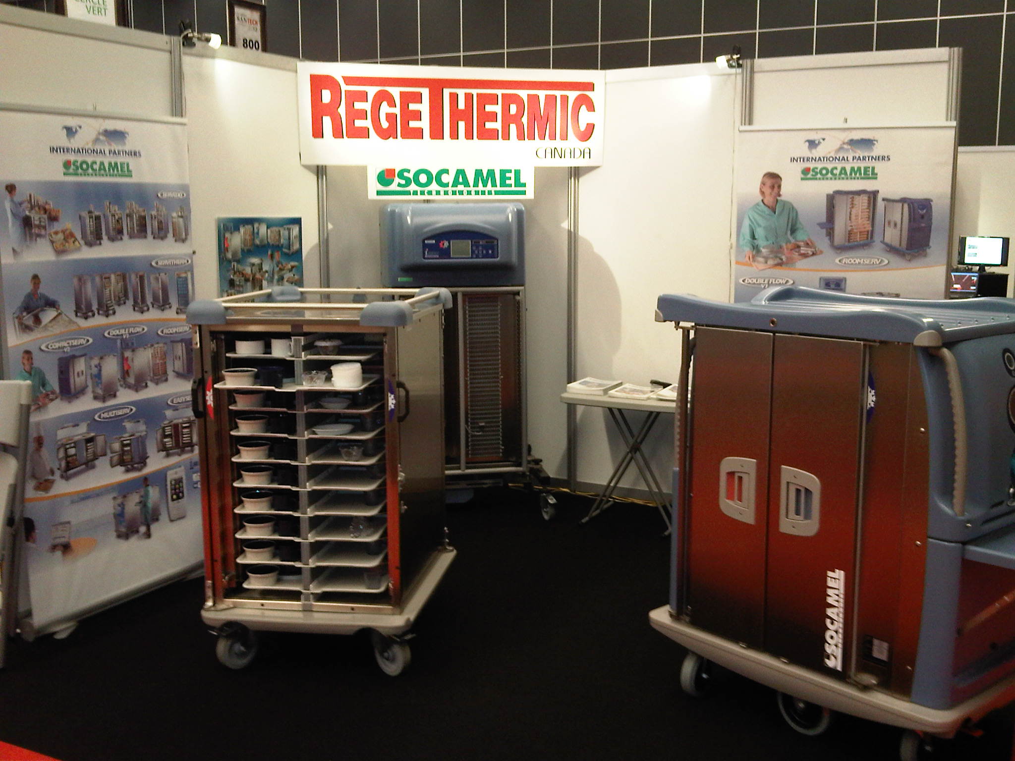 Socamel rethermalization carts